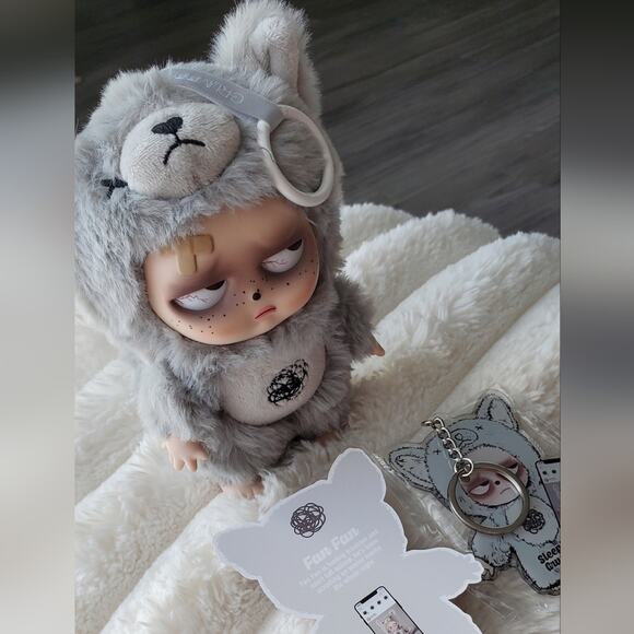 Sleepless Grumpipi Series Keychin Charms Bag Key Ring Keychin Charms Bag - Picture 7 of 14